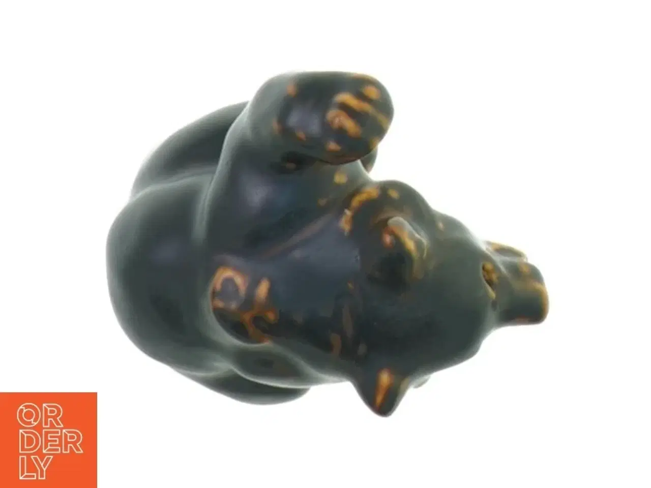 Billede 3 - Bjørneunge i stentøj 21433 fra Royal Copenhagen (str. 9 x 5 cm)