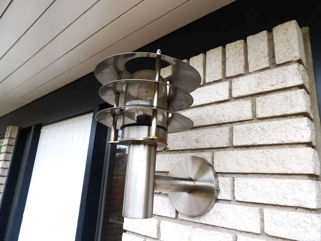 Billede 3 - Ny udendørs væglampe i rustfrit stål