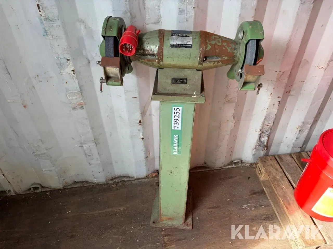 Billede 3 - Slibemaskine KEF Motor S5B dobbelt