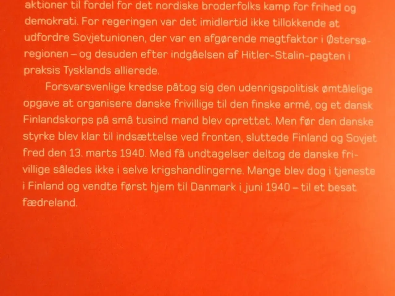 Billede 4 - i orkanens øje - det danske finlandskorps 1939-40,