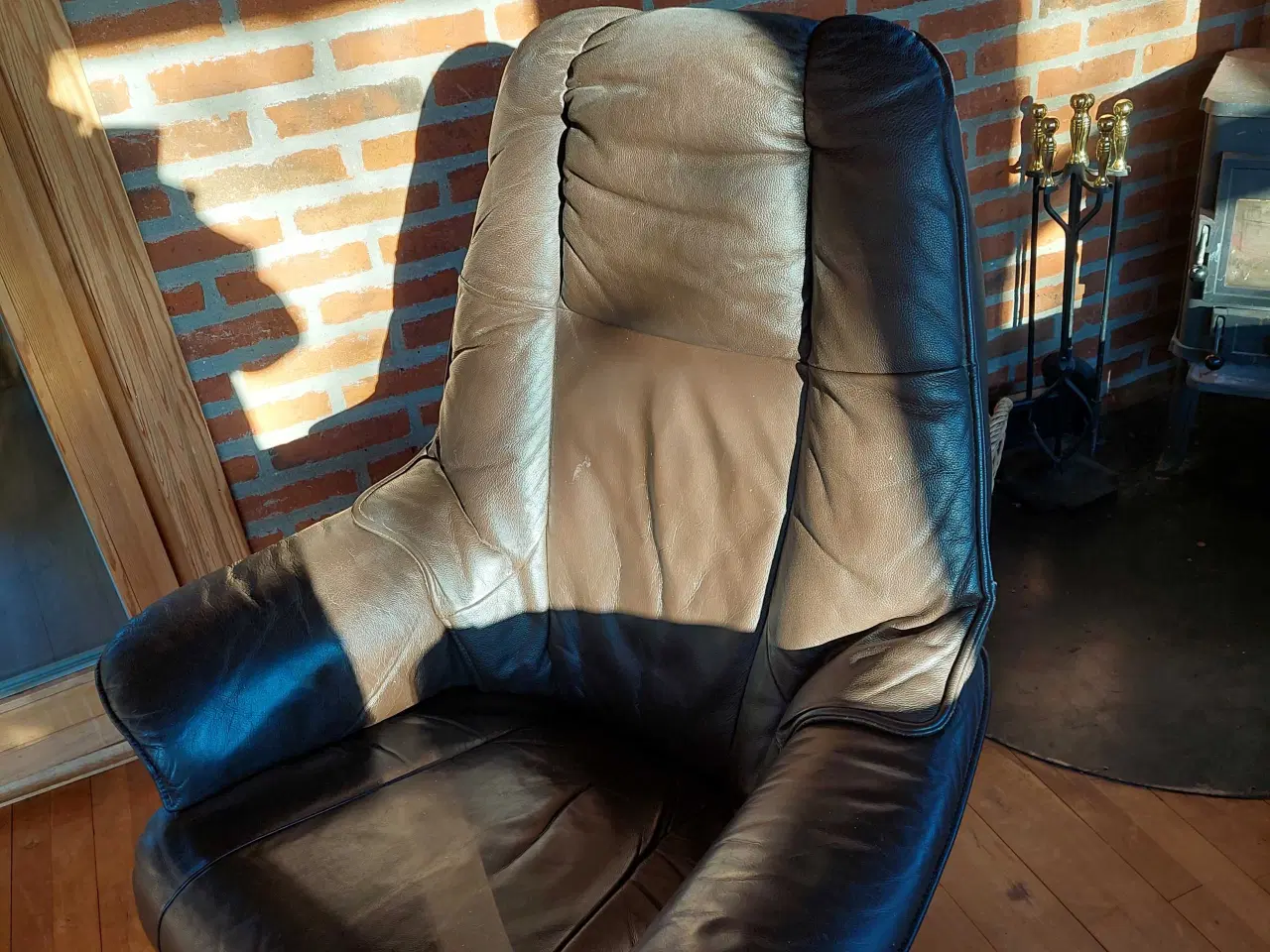 Billede 1 - Hjort Knudsen læderstol