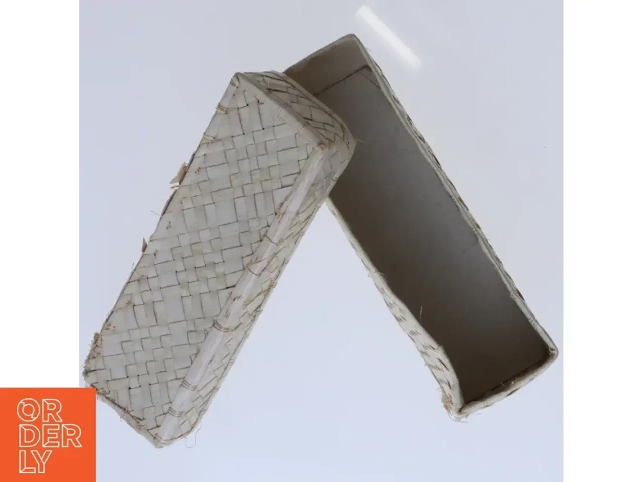 Billede 3 - Flettet opbevaringskasse (str. 15x4 cm)