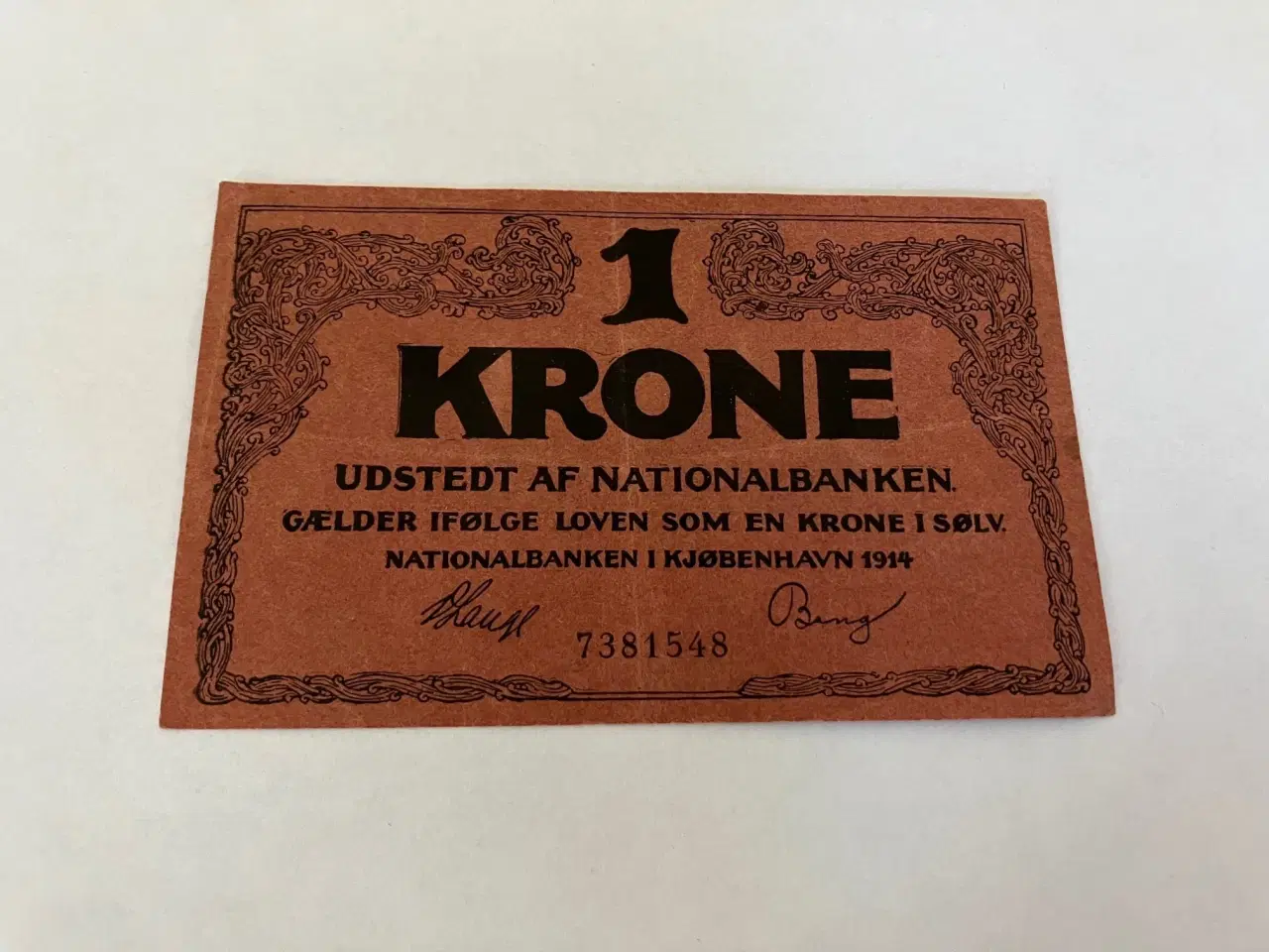Billede 1 - 1 Krone 1914 - Flot kvalitet