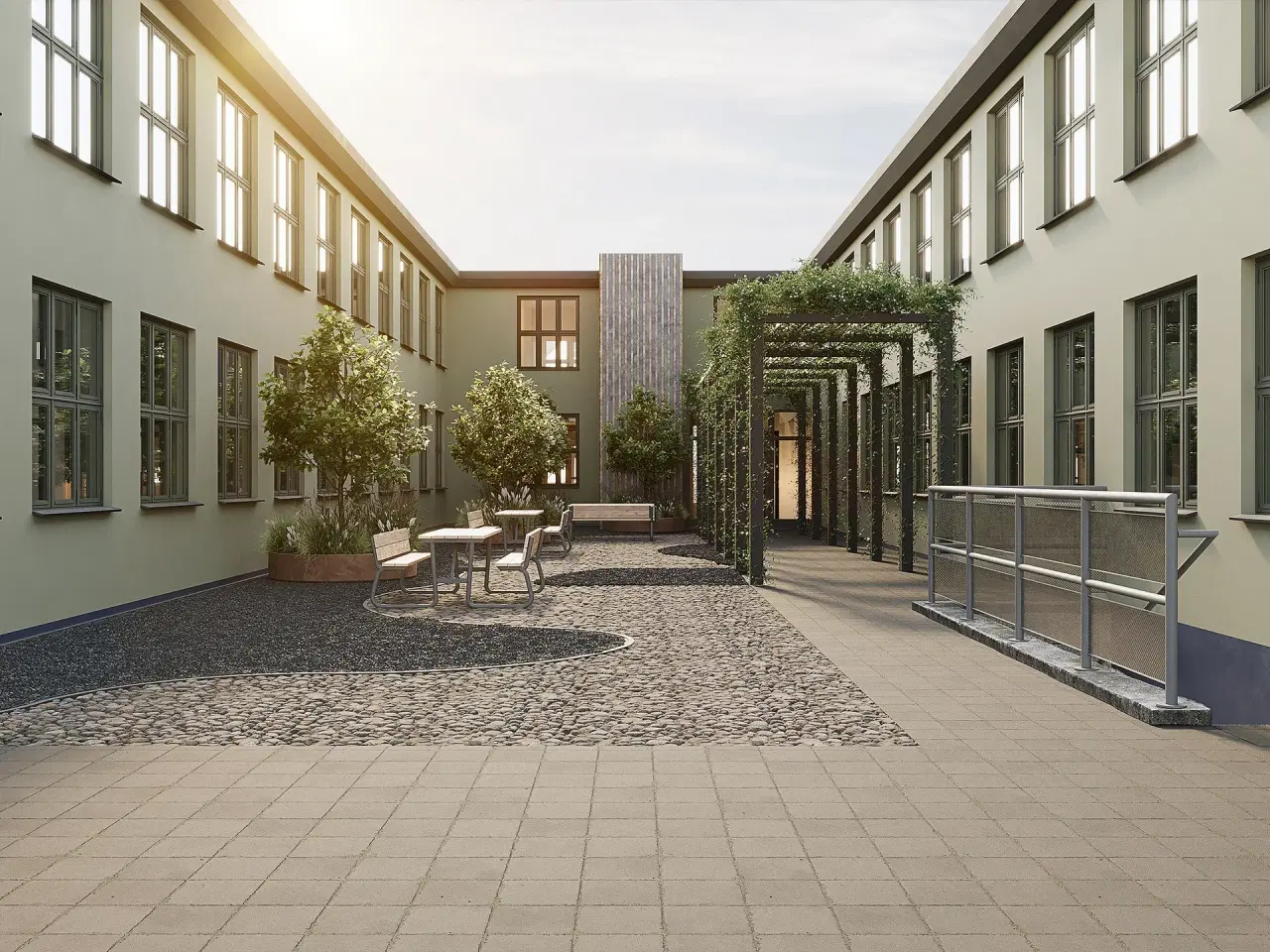Billede 4 - Fremtidens kontor skabt af fortidens materialer