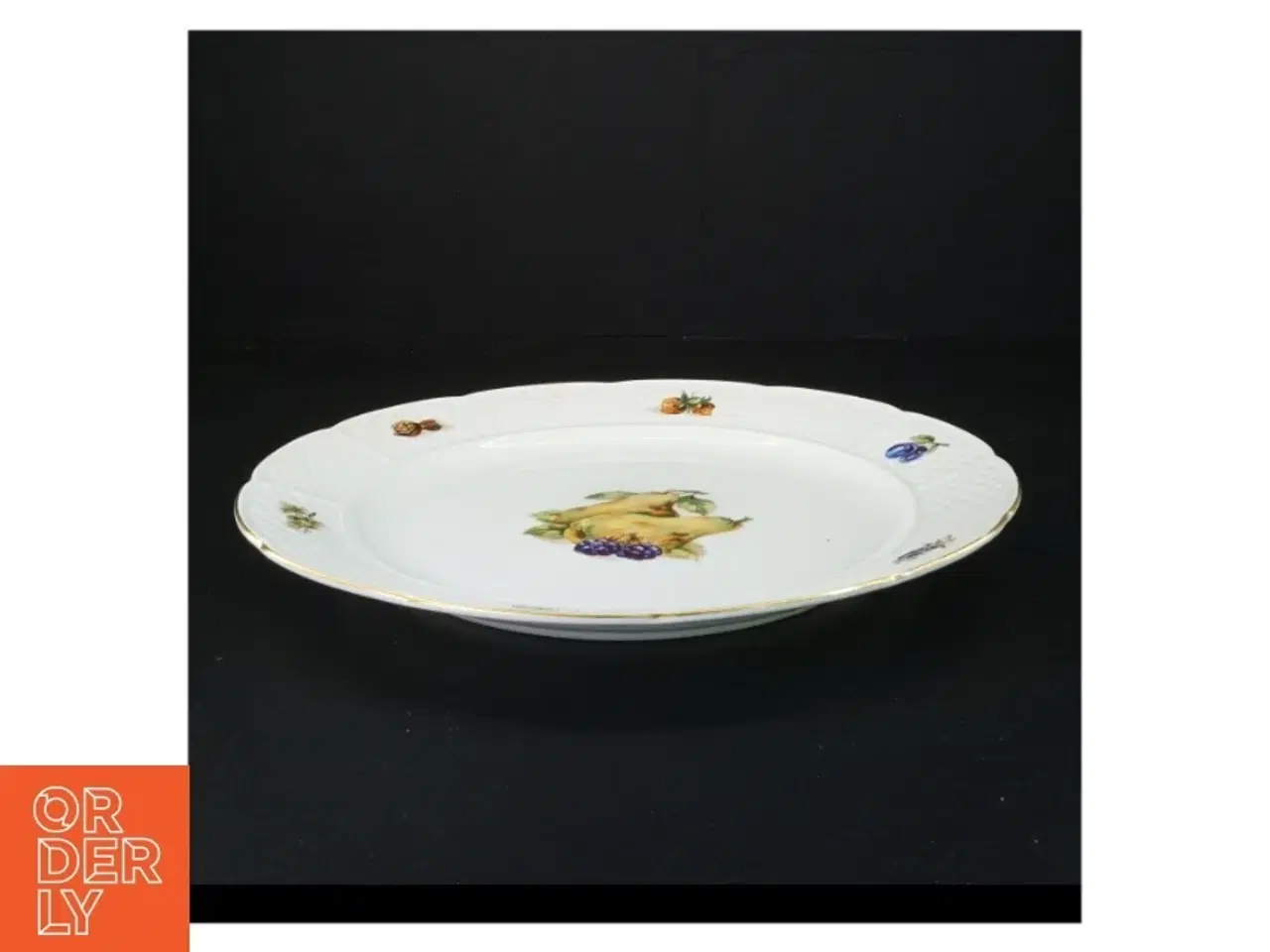 Billede 1 - Dekorativ porcelænstallerken (str. 31 cm)