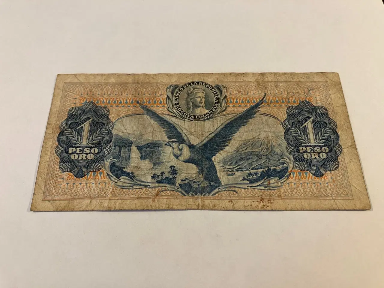 Billede 2 - Un Peso Oro 1966 - El Banco De La Republica