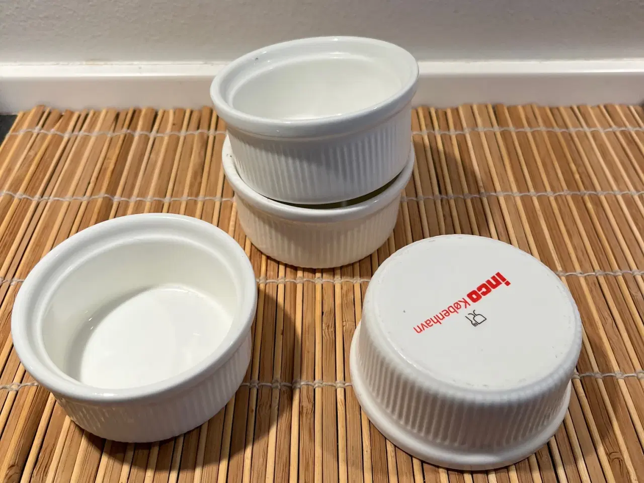 Billede 2 - Inco Danmark ramekiner hvid porcelæn - 24 stk.