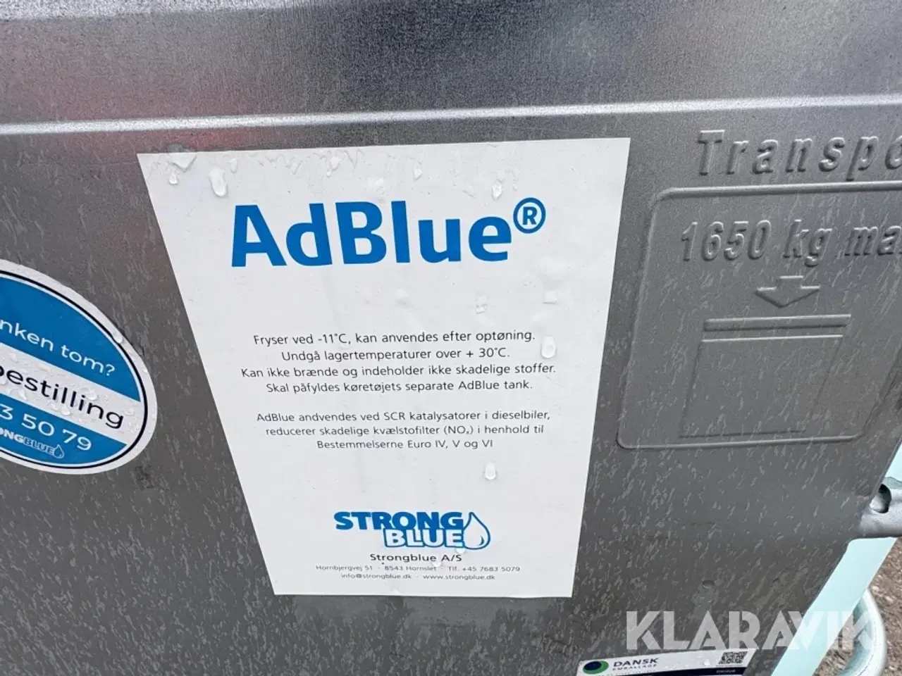 Billede 8 - Adblue Strong blir 1000 liters