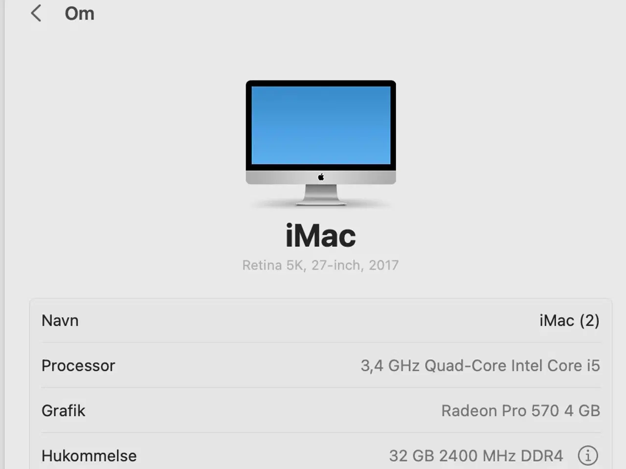 Billede 12 - iMac 27" Retina 5K m/ekstra RAM (som ny)