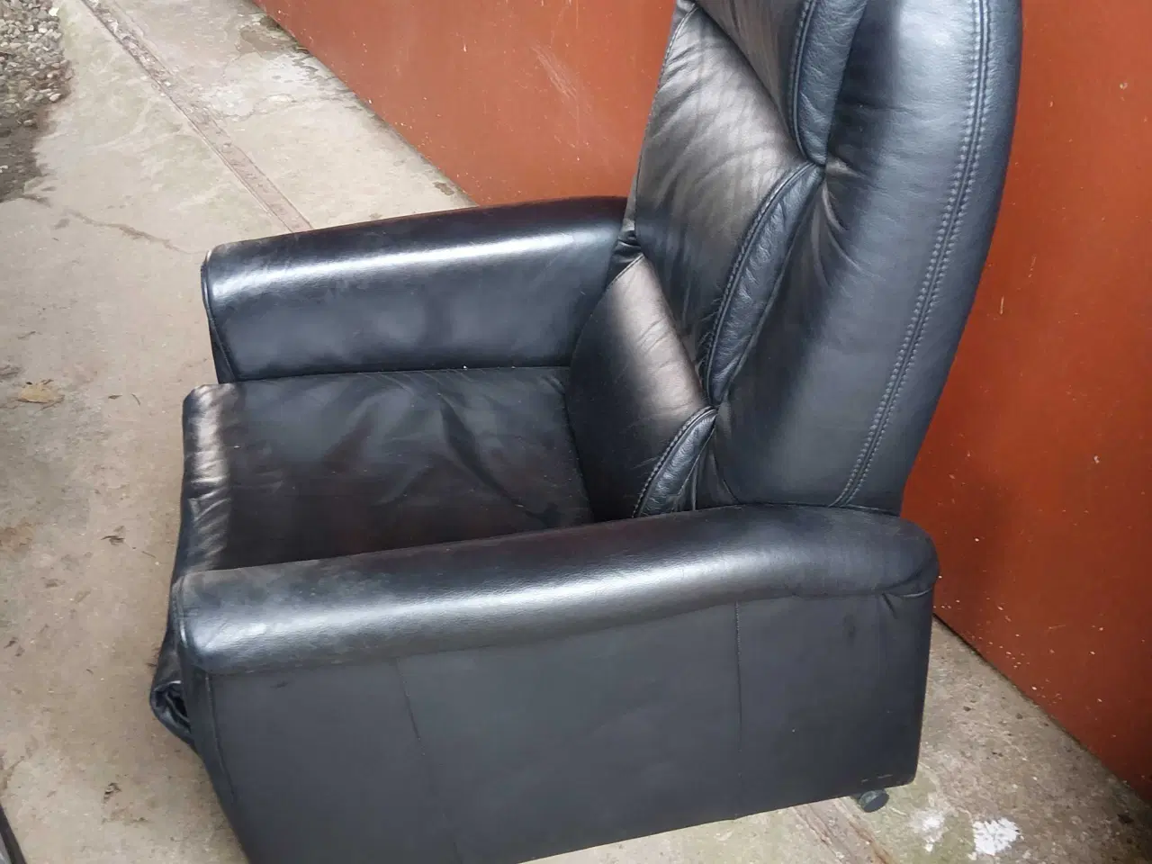 Billede 5 - Ægte læder løftestol / sædeløft. I perfekt stand. 