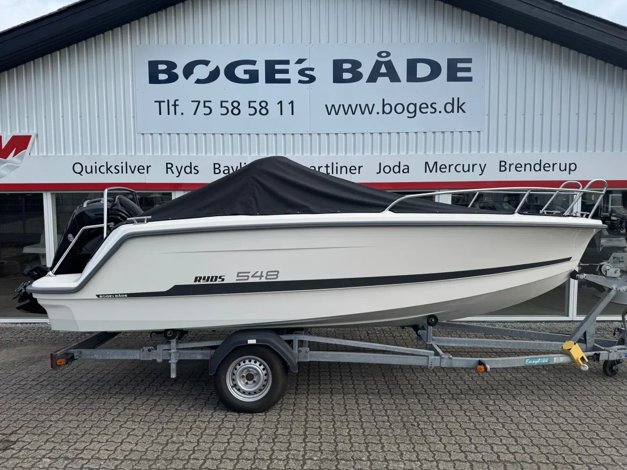 Billede 4 - 548VI Sport X-Line med 100 hk Mercury-EFI 4 takt 2,1L og 1300 kg Brenderup bådtrailer - SOLGT