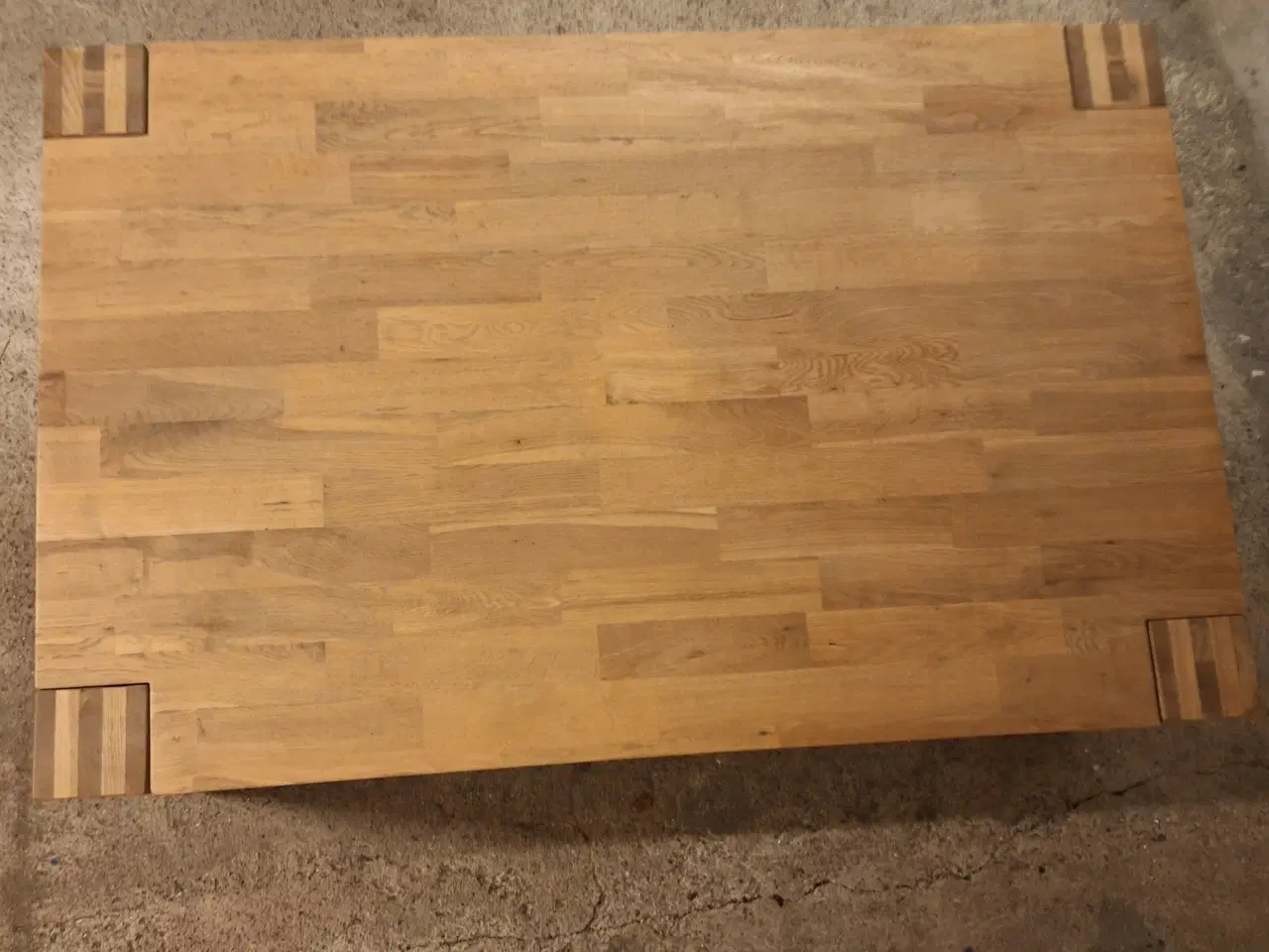 Billede 3 - Sofabord massivt eg