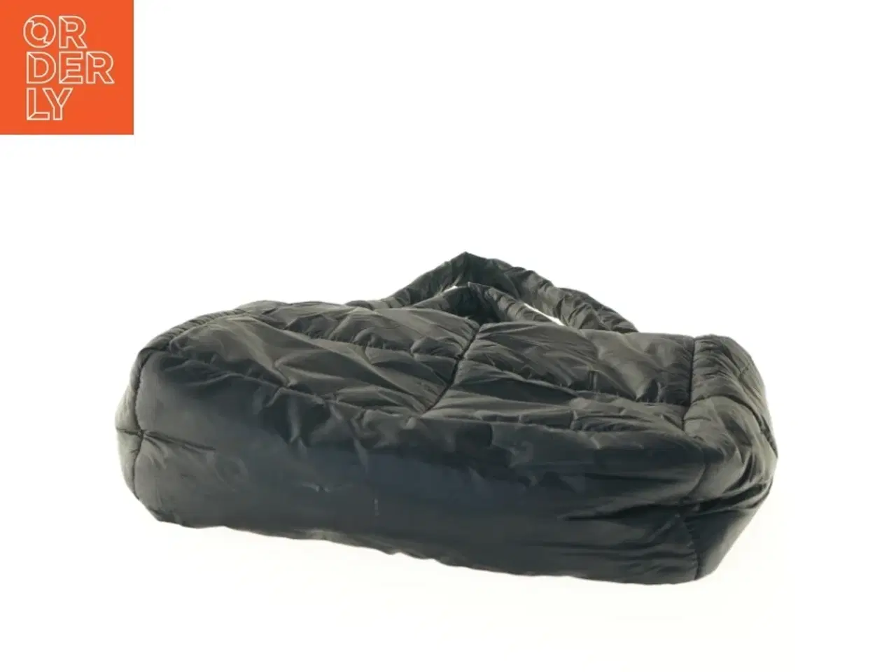 Billede 1 - Sort quiltet skuldertaske (str. 42x46 cm)