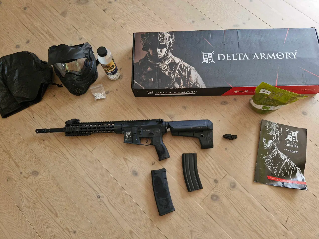 Billede 6 - Softgun Airsoft på el AR 15 Keymod Charlie 10"