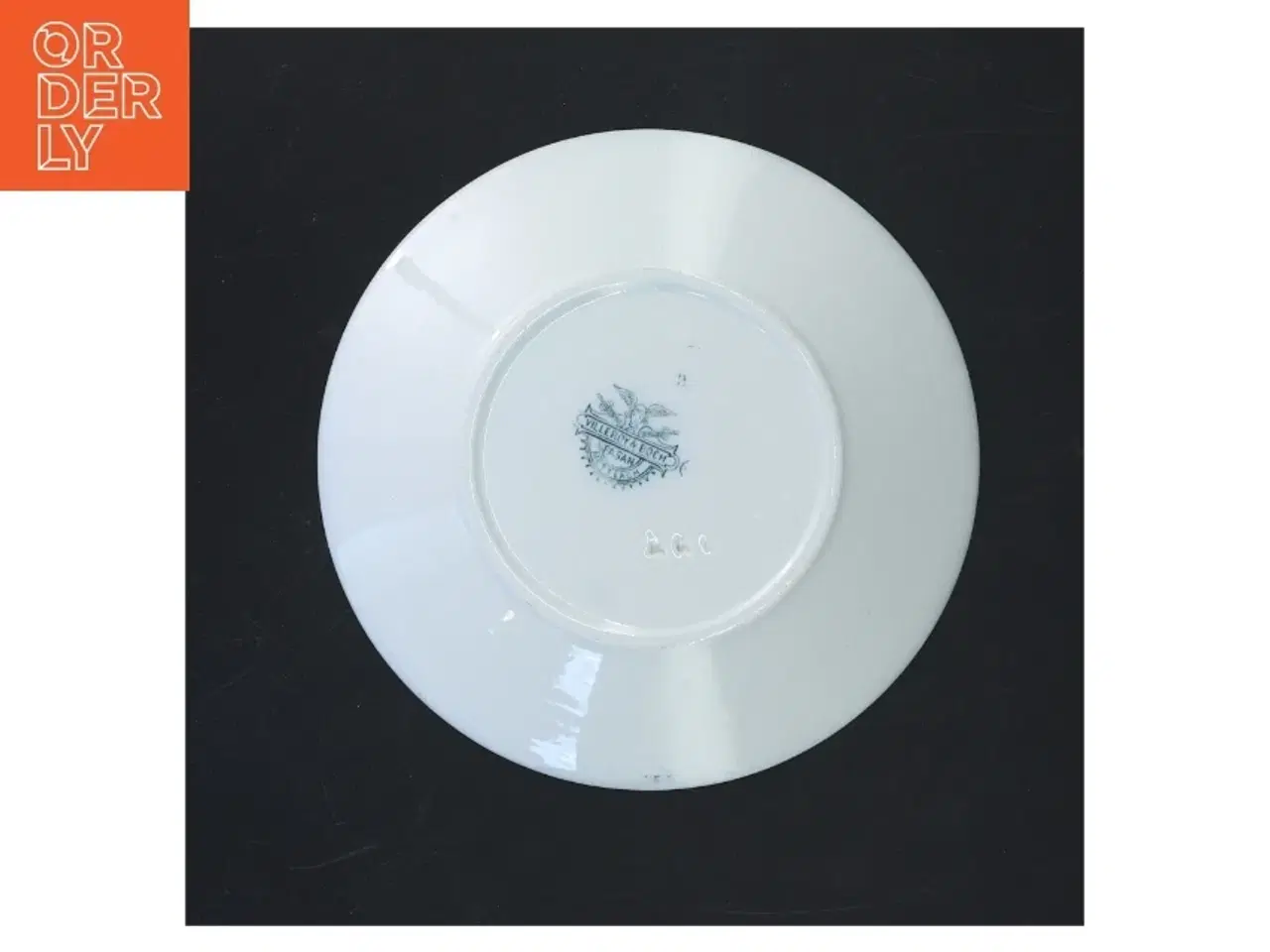 Billede 3 - Tallerken med blå dekor fra Villeroy & Boch (str. Ø 16,5 cm)