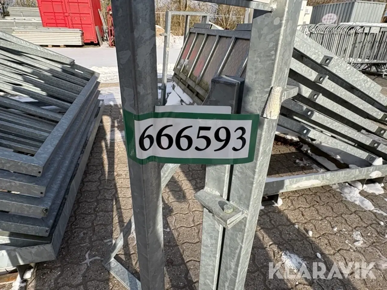 Billede 10 - sceneafspærringen/hegn 15 fag 30 meter