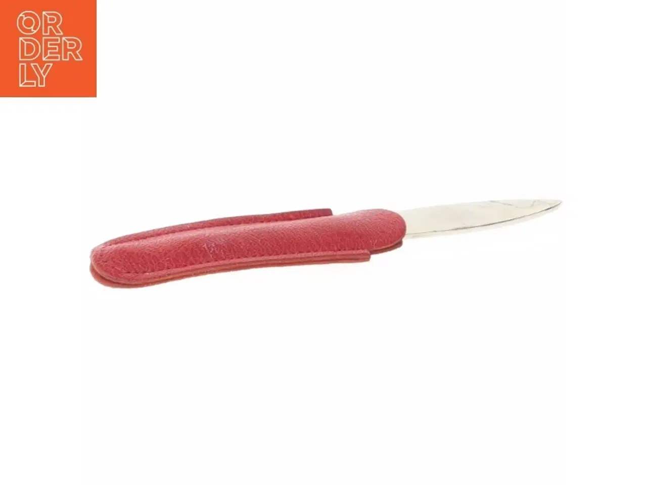 Billede 2 - Kniv med rødt etui (str. 12,5 cm)