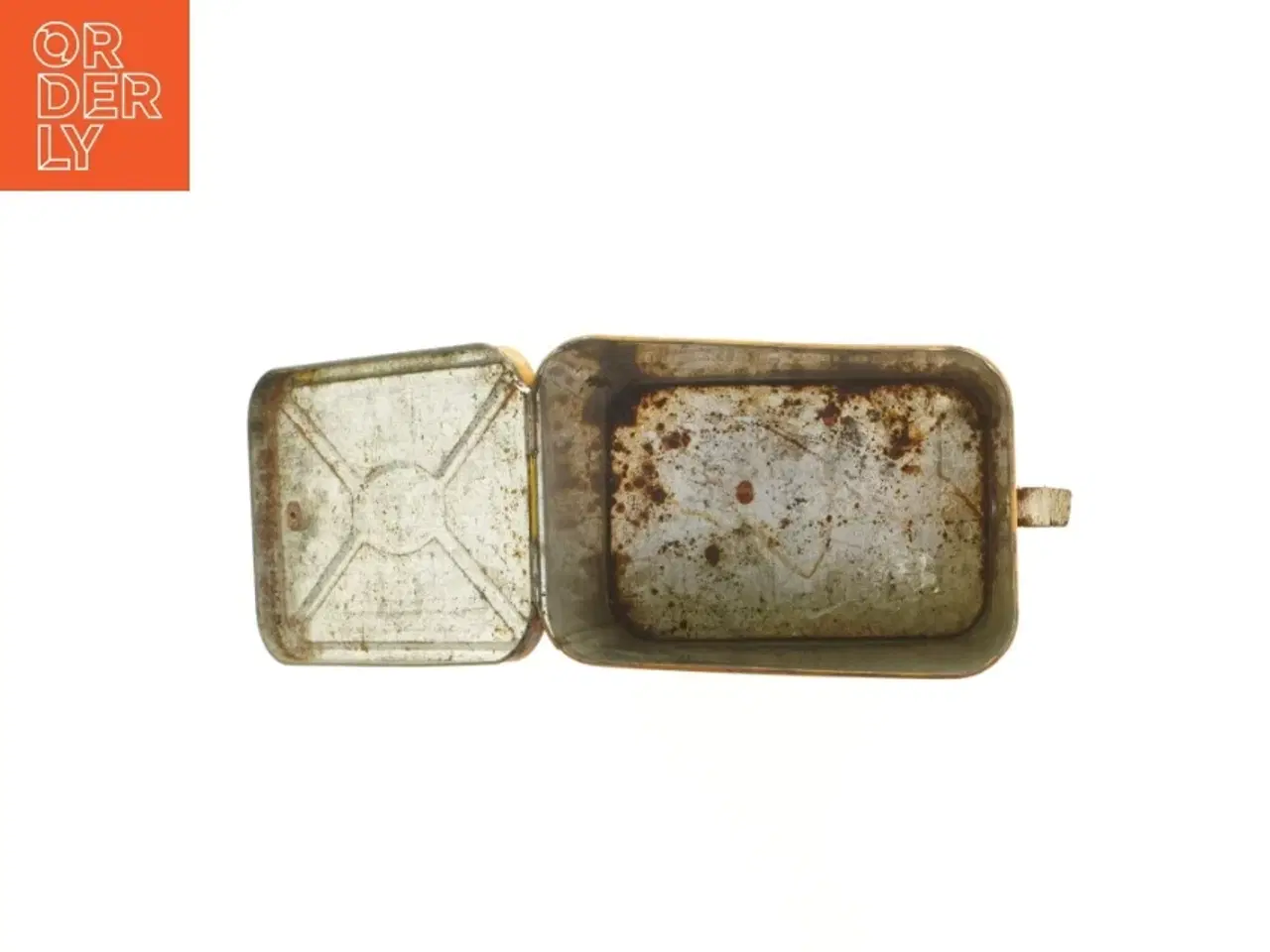 Billede 3 - Skotsternet metal dåse (str. 27,5 x 19 x 14 cm)