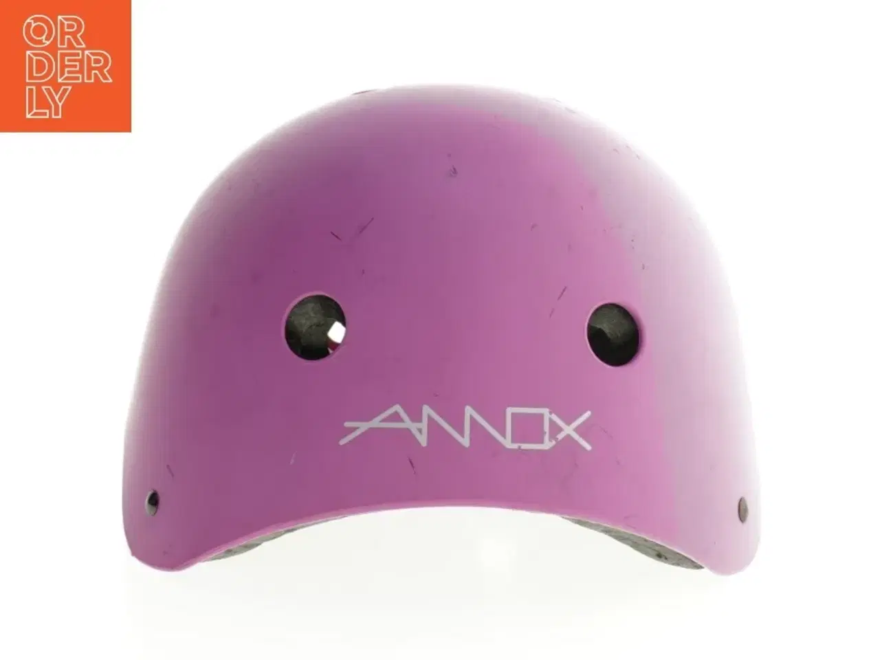 Billede 2 - Brugt Annox skatehjelm, lilla fra Anox (str. 26 cm)