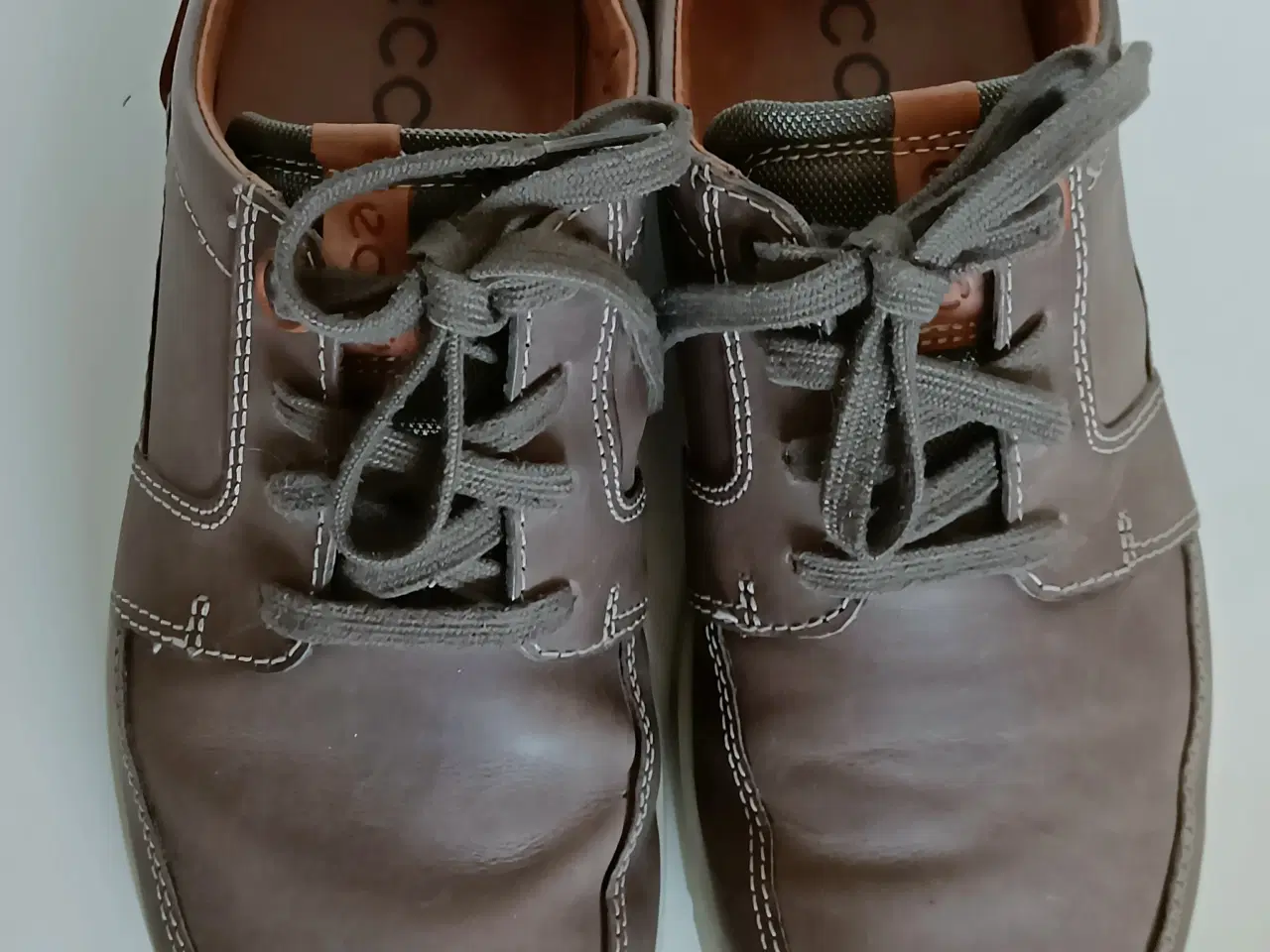 Billede 7 - Ecco brun læder sko 41str 