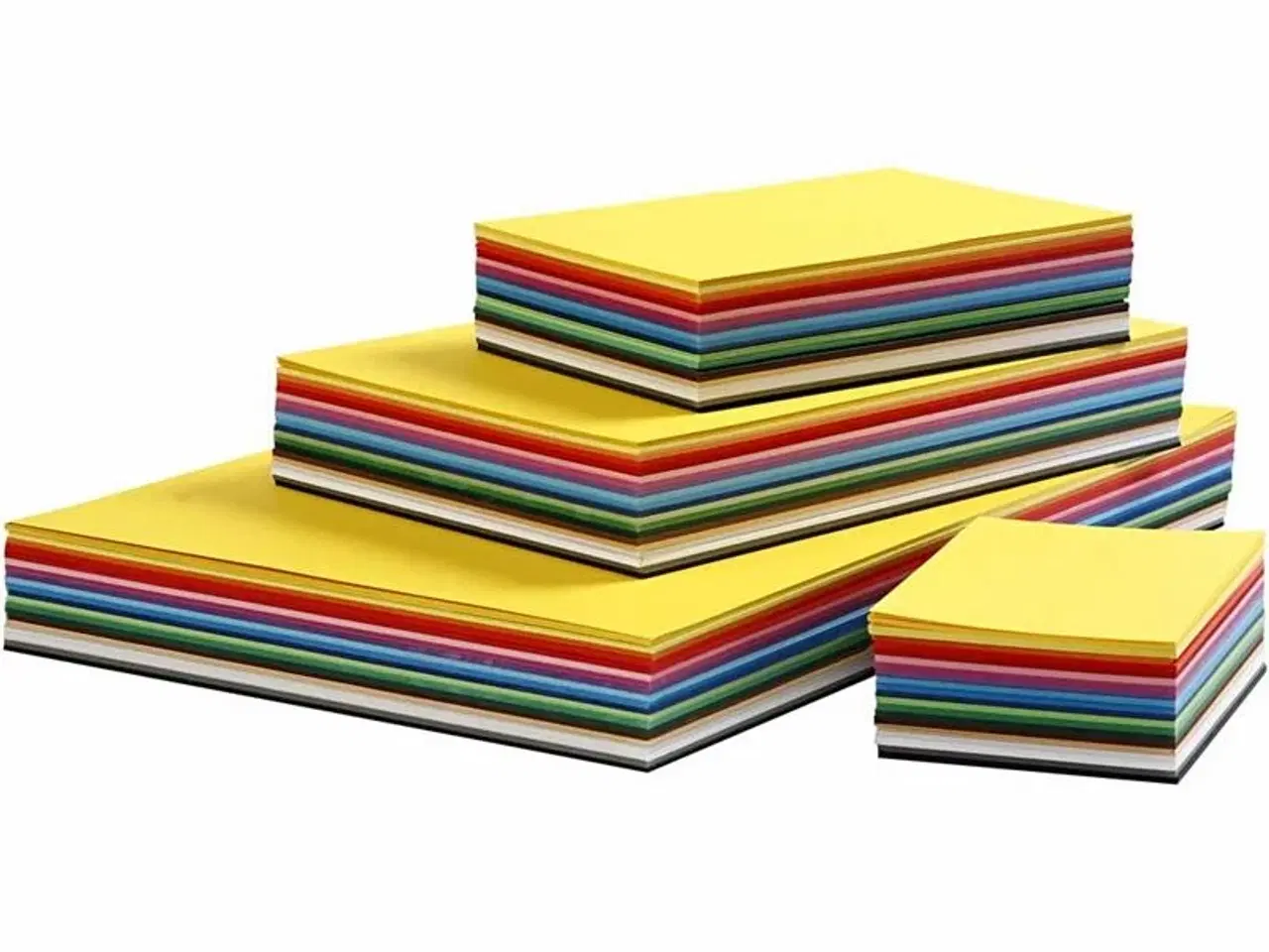 Billede 1 - Creativ Karton, A2,A3,A4,A5,A6, 180 g, ass. farver, 1800 ass. ark/ 1 pk.