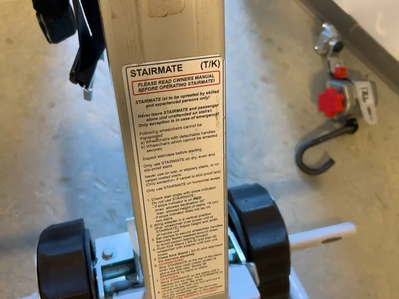 Billede 2 - Trappeløfter til kørestole m.v. SUNWA STAIRMATE SA-S