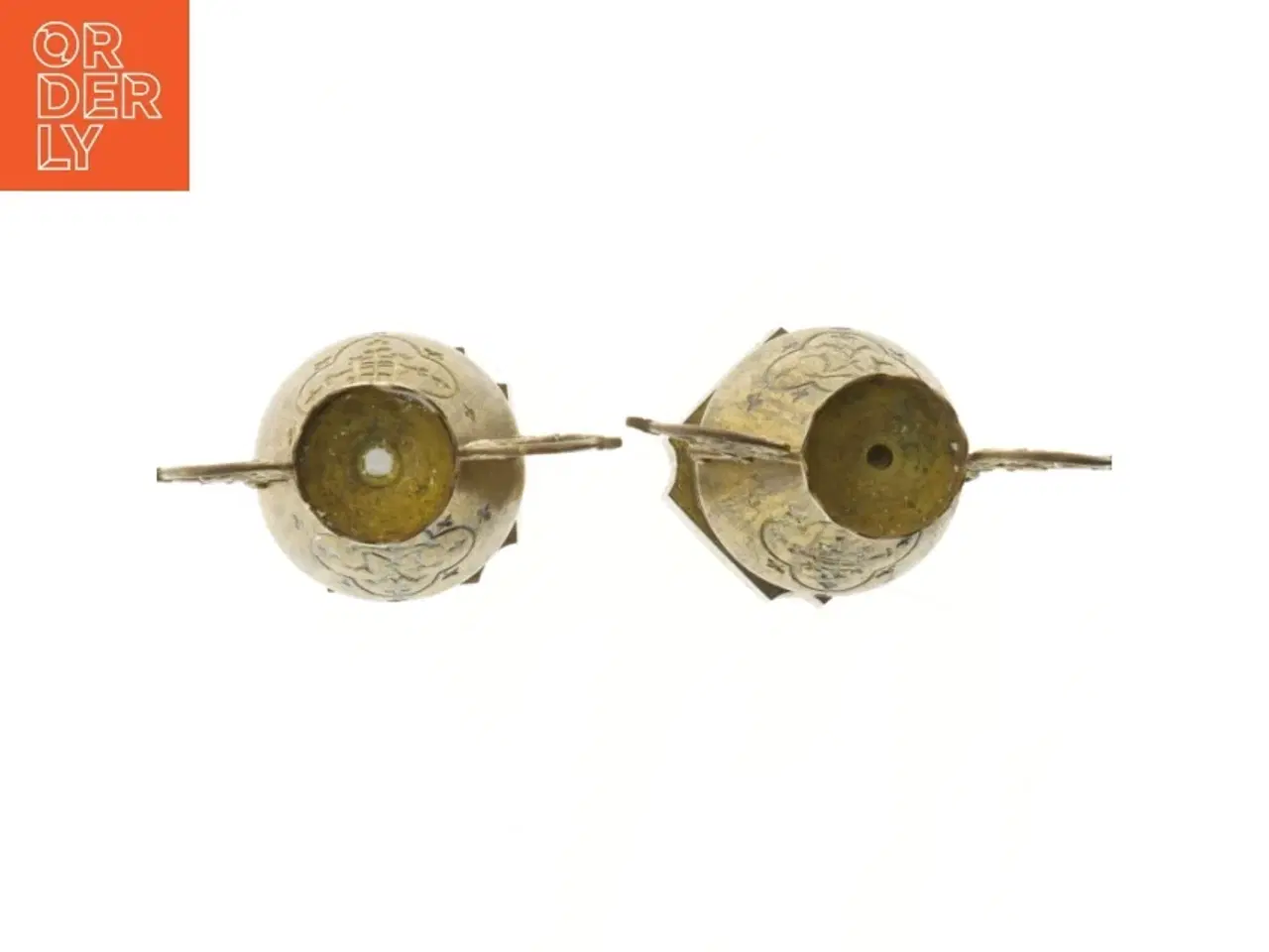 Billede 2 - Franske Messing Alter Lysestager (str. 40x20 cm)