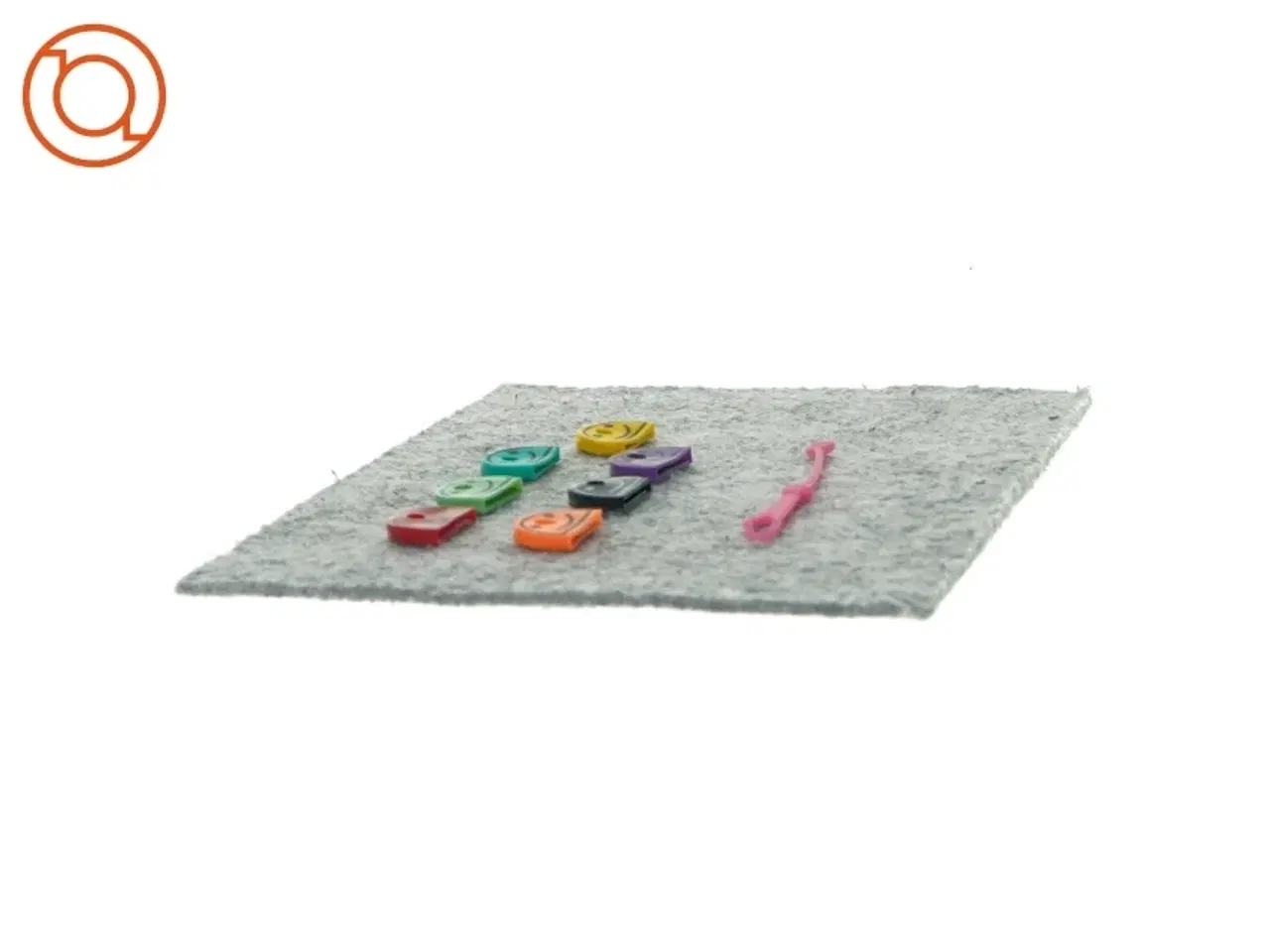 Billede 2 - nye Gummi hætter til nøgler med smileys