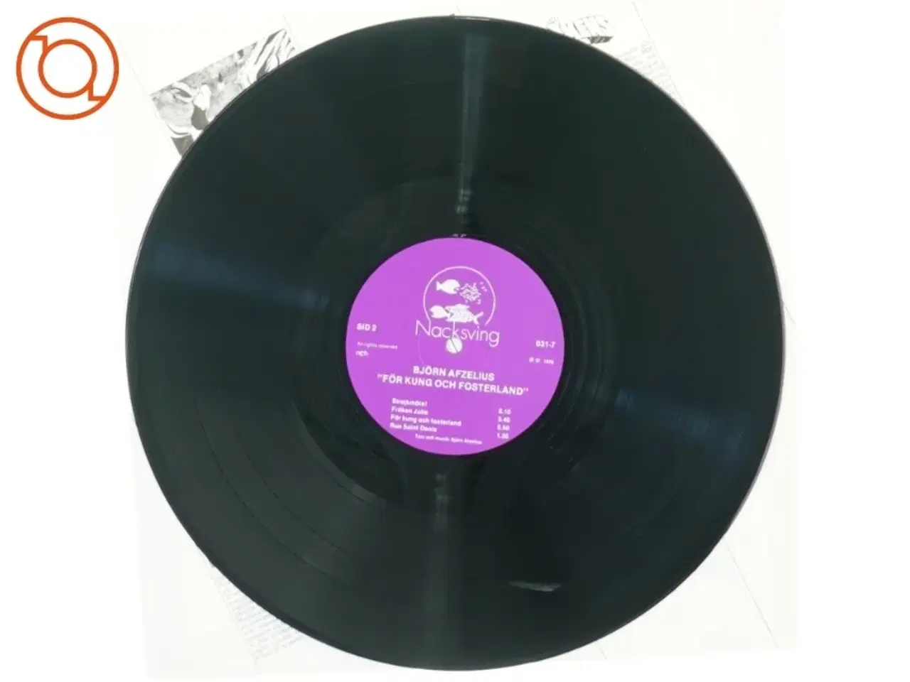 Billede 2 - Bjørn Afzelius, for kung og fosterland fra Nacksving (str. 30 cm)