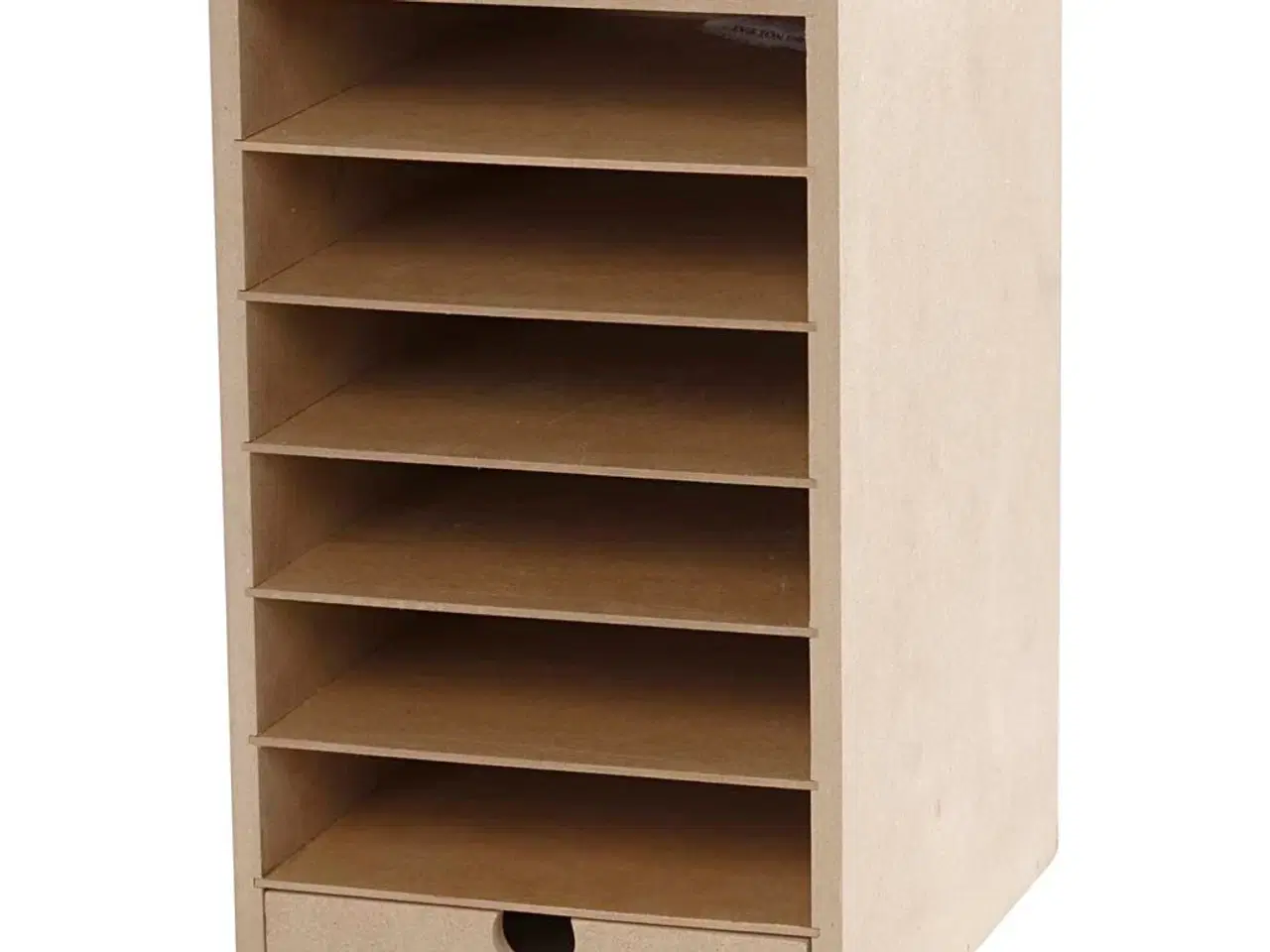 Billede 1 - Kartonreol, H: 31,5 cm, D: 24,5 cm, B: 18 cm, A5, 1 stk.