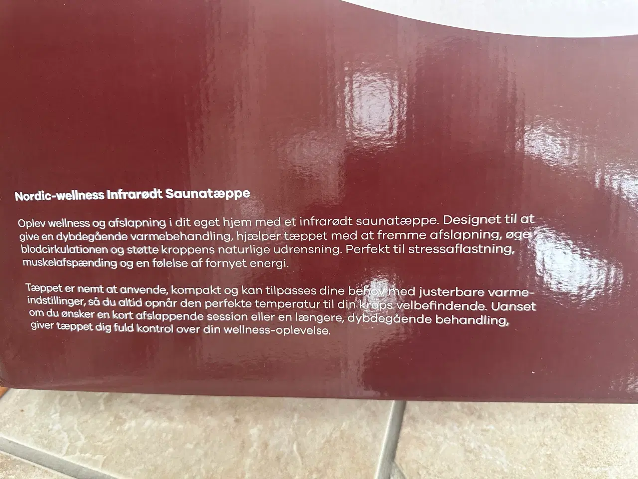 Billede 2 - Infrarød Saunatæppe/pose