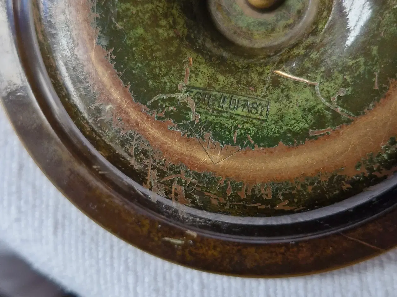 Billede 2 - Smukt Vintage Bronzefad med Gås