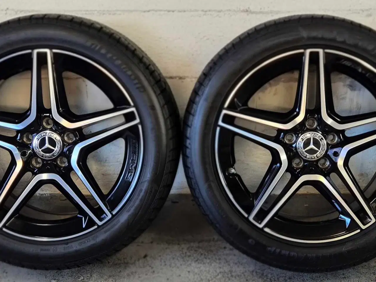 Billede 10 - MERCEDES "AMG" ORIGINAL ALUFÆLGE MED VINTERDÆK NYE