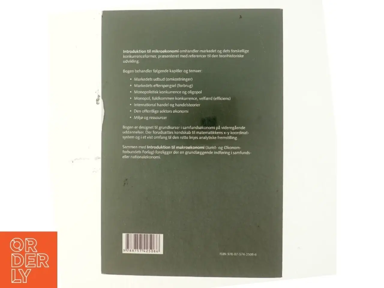 Billede 3 - Introduktion til mikroøkonomi af Erik Gaden (Bog)