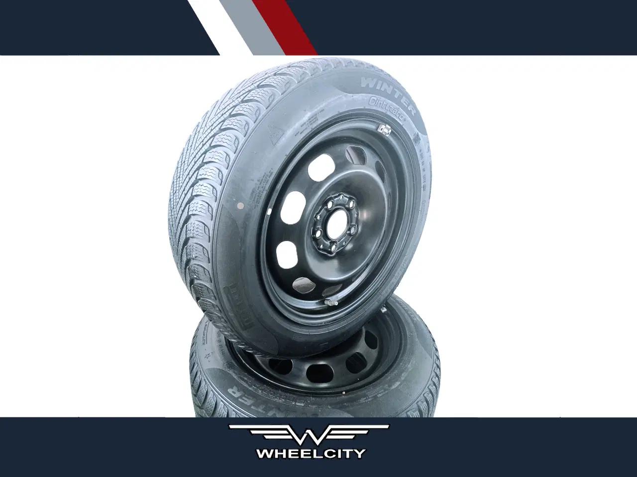 Billede 1 - 5x112 16" ET47 nav 66,6ø vintersæt inkl. TPMS 