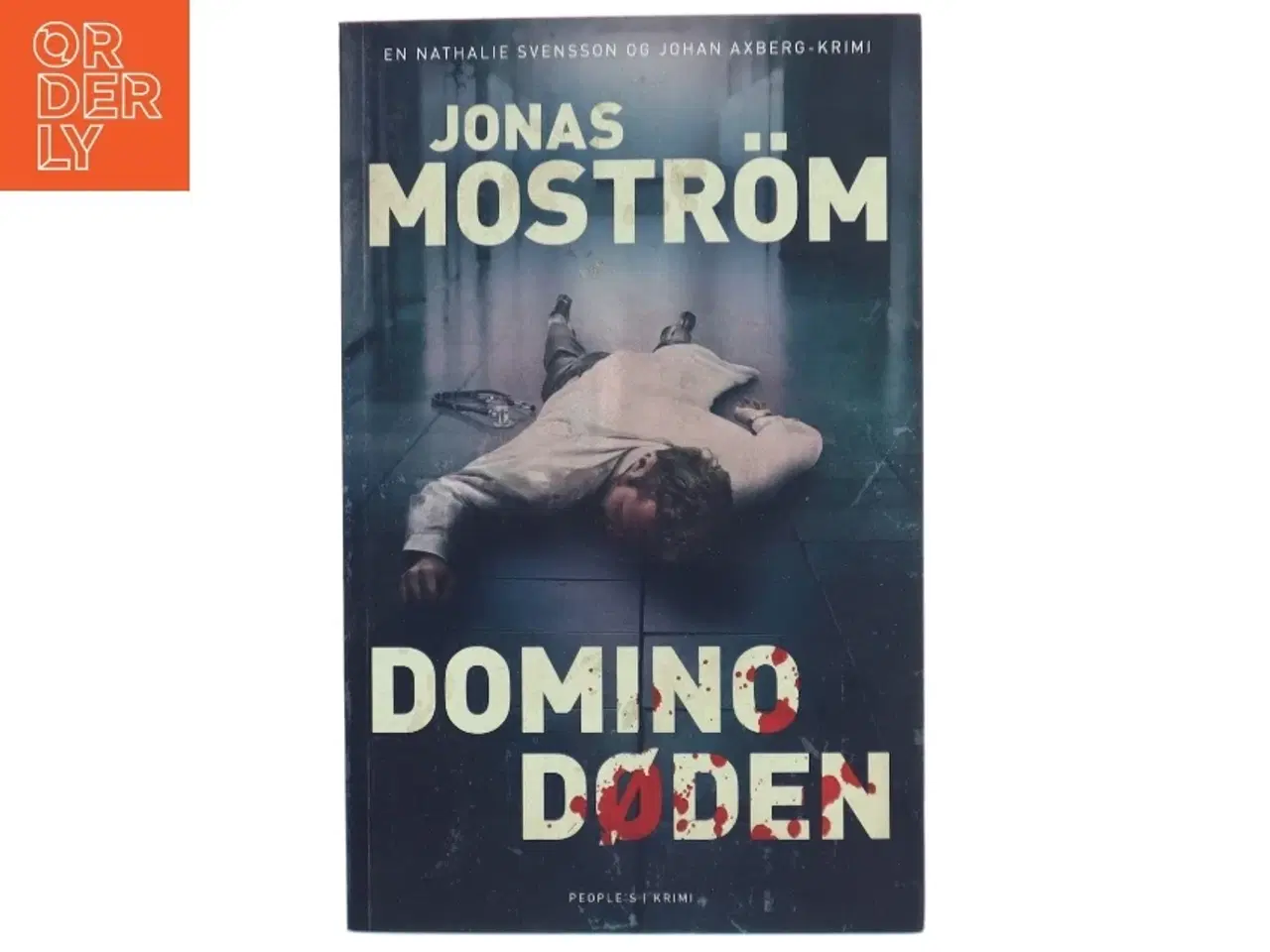 Billede 1 - Dominodøden : kriminalroman af Jonas Mostrm (Bog)