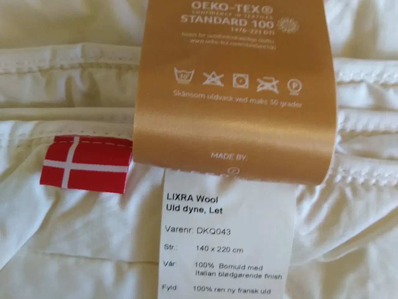 Billede 4 - Ulddyner allergivenlig og sval (ekstra lang) 4 stk