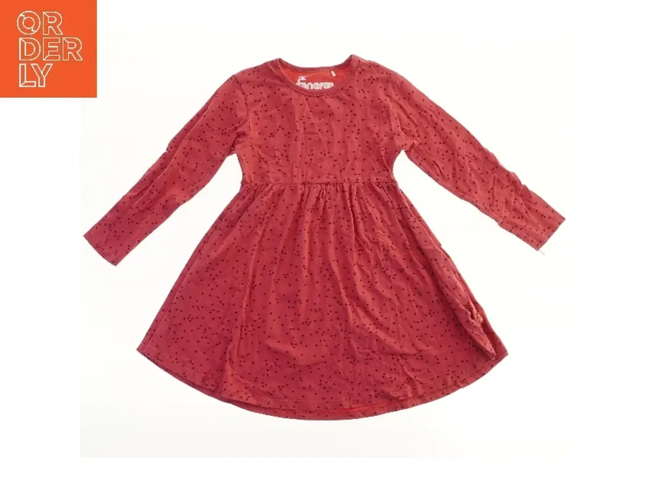 Billede 2 - Danefæ kjole med små hjerter (str. 128)