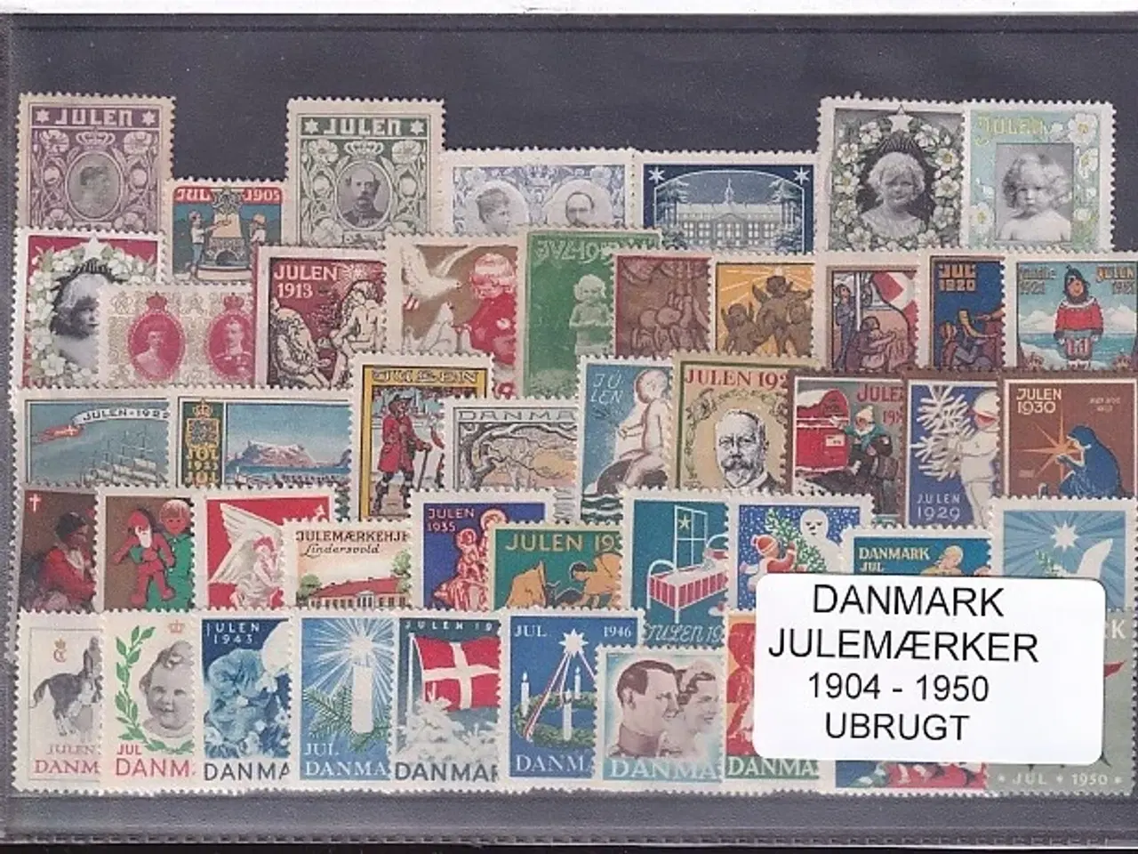 Billede 1 - Danmark Enkeltmærker 1904 - 1950 - Ubrugt
