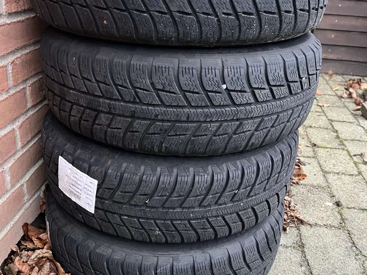 Billede 1 - Stålfælge med vinter dæk i 14 tommer