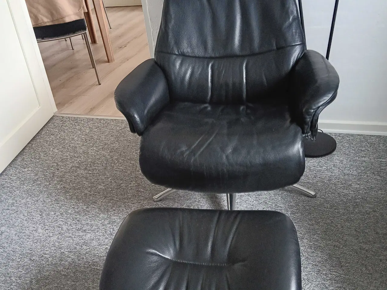 Billede 1 - FLEXLUX LÆNESTOL M/SKAMMEL