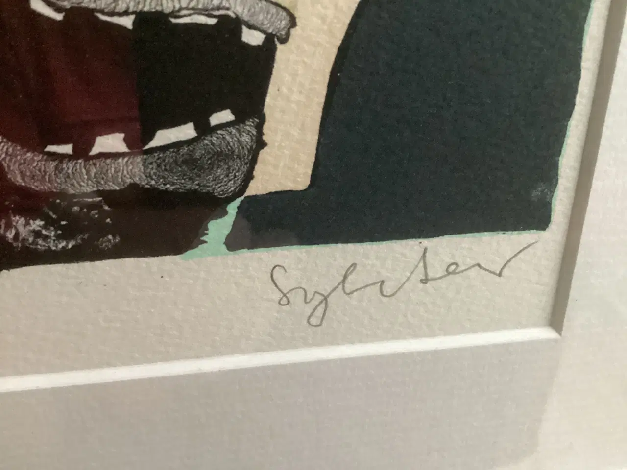 Billede 2 - Litografi Leif Sylvester