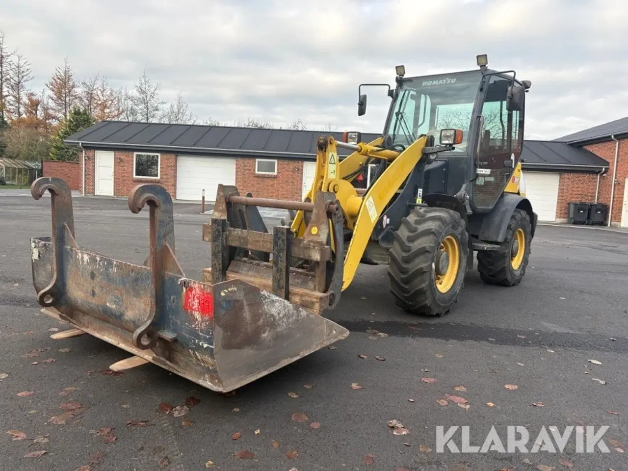 Billede 1 - Minilæsser Komatsu Hanomag WA70-5