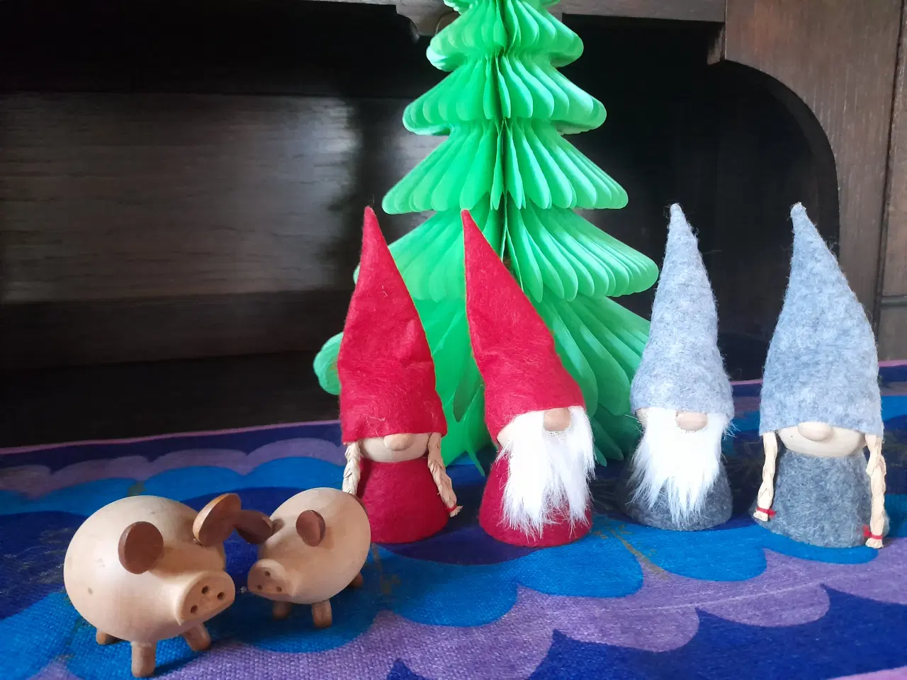 Billede 11 - Julepynt i træ.