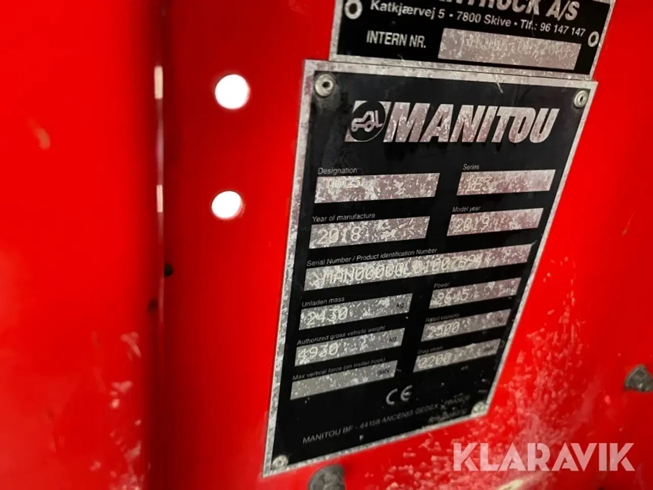 Billede 11 - Medbringer truck Manitou TMM 25