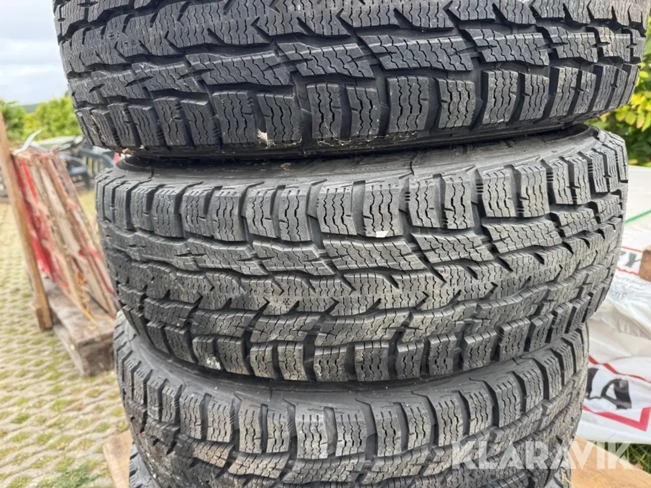 Billede 3 - Dæk på fælge Nokian WRC3 studless