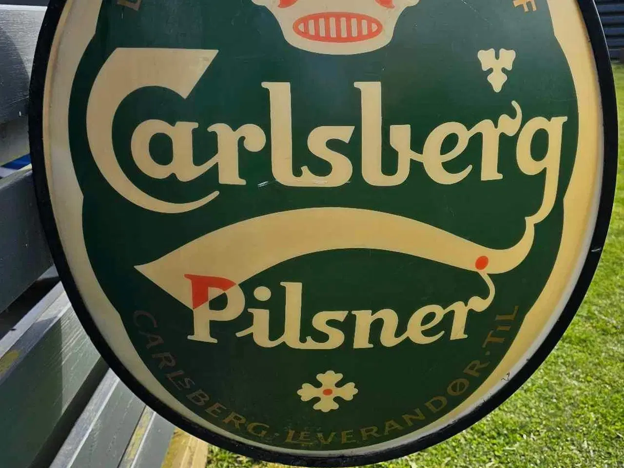 Billede 4 - Carlsberg skilt med lys