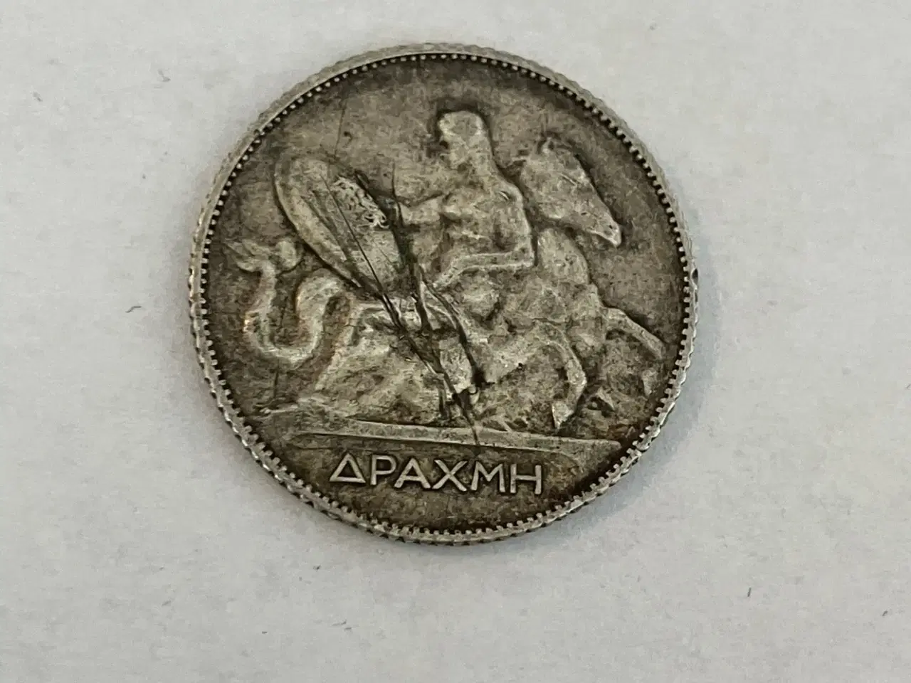 Billede 1 - 1 Drachme 1910 Greece - Silver
