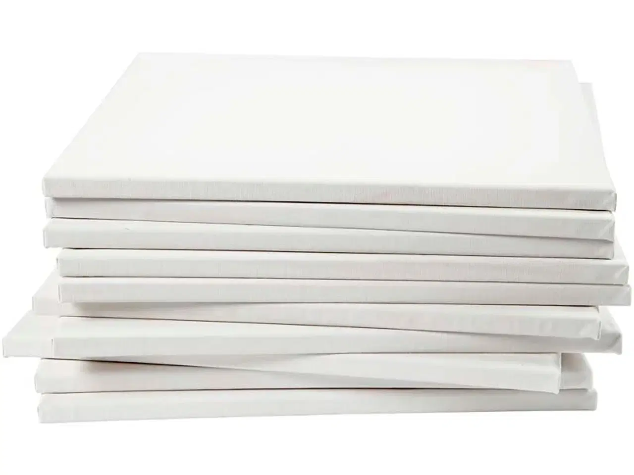Billede 1 - Malerlærred, D: 1,6 cm, str. 40x40 cm, 280 g, hvid, 40stk./ 1 pk.