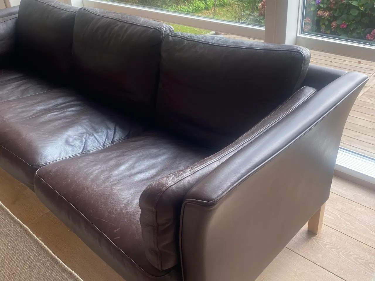 Billede 2 - Lædersofa